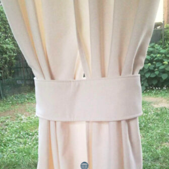 fascia fermatenda con calamite per tendaggio