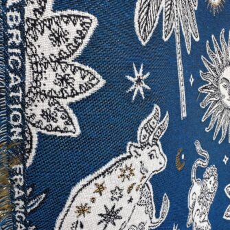 tessuto francese jacquard zodiaco