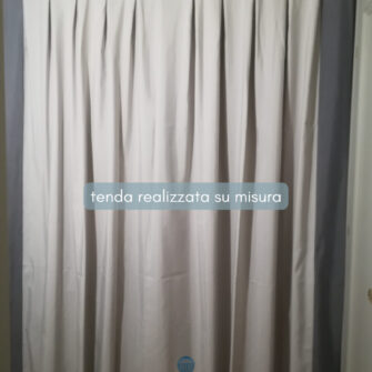 tenda pesante con bordi
