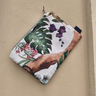 pochette monstera