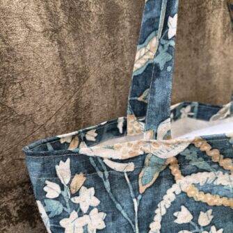 Tote Bag Pesci Batik cotone stampato
