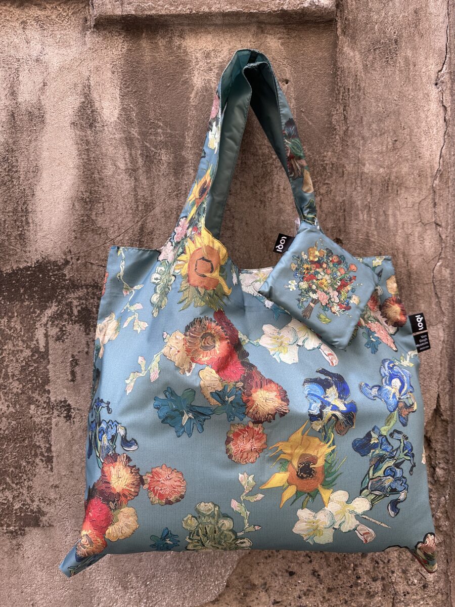 SHOPPER FIORI AZZURRI (1) retro Shopper Fiori Azzurri