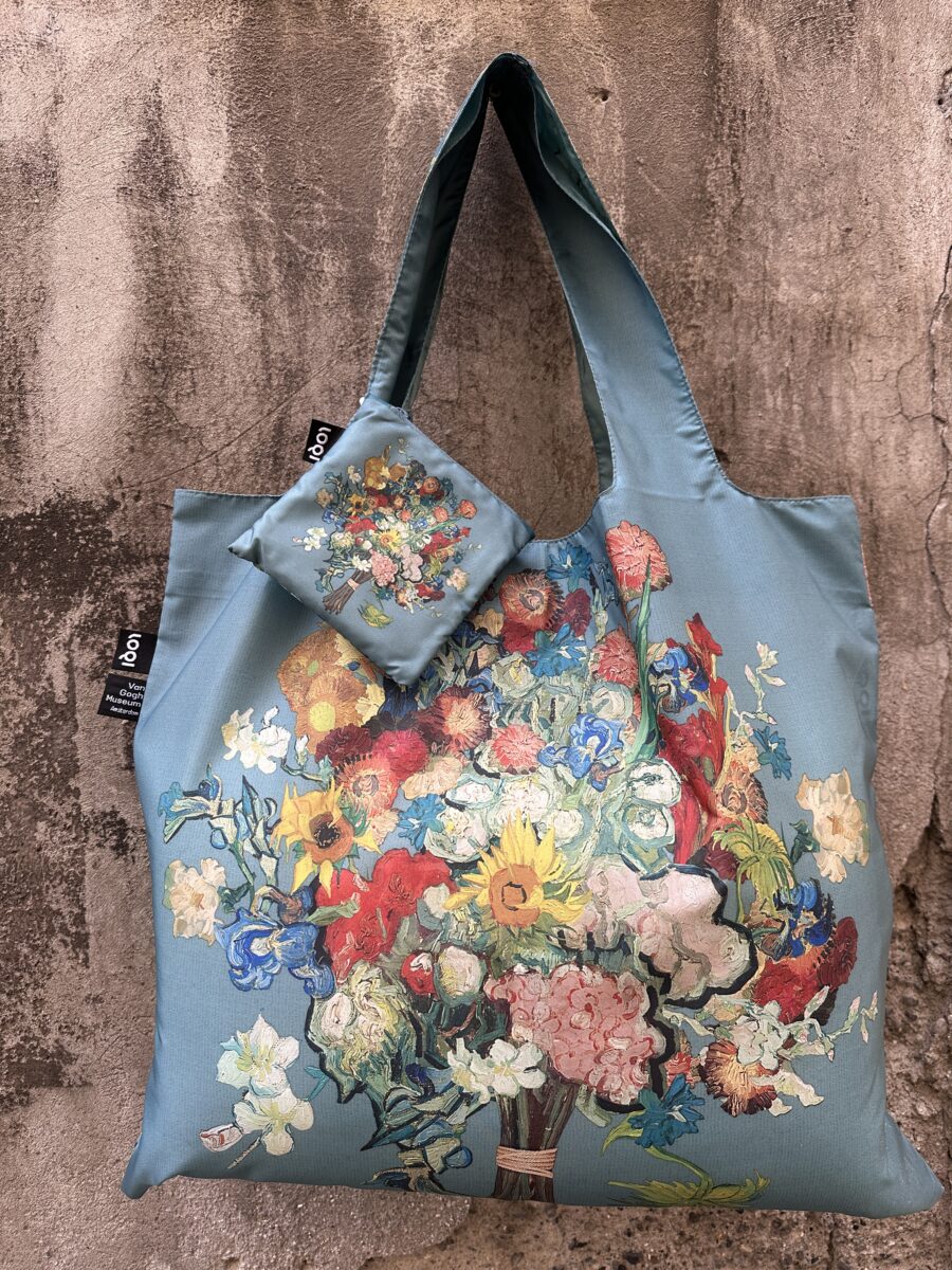 SHOPPER FIORI AZZURRI (2) Shopper Fiori Azzurri