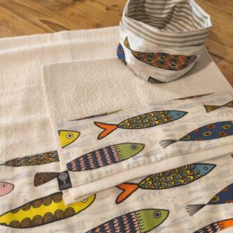 Set Bagno Pesci Colorati