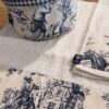 set bagno toile de jouy