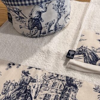 set bagno toile de jouy