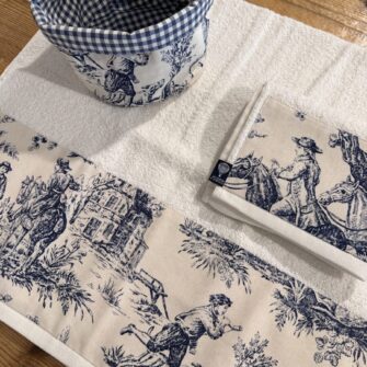 set bagno toile de jouy
