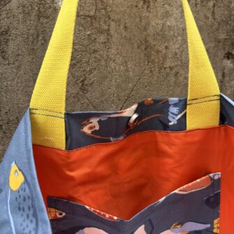 Borsa Impermeabile Pesci Blu