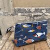 Beauty Case Impermeabile Pesci Blu
