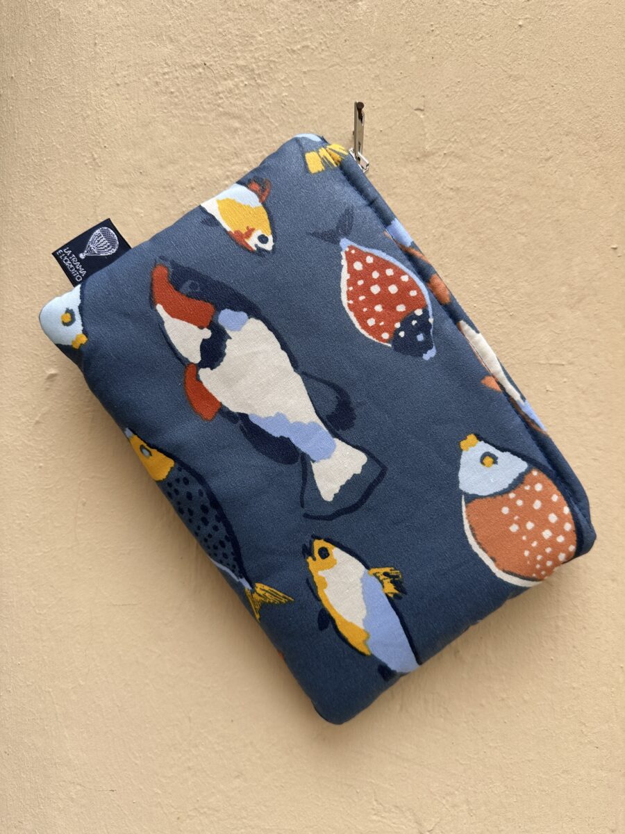 pochette impermeabile pesci blu (2) Pochette impermeabile pesci blu