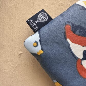 Pochette impermeabile pesci blu