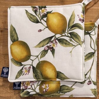 Presine imbottite Limoni Positano con asola per appenderle